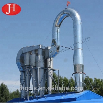การติดตั้งในต่างประเทศ Airflow Dryer Machine อุปกรณ์แป้งมันสำปะหลัง อุตสาหกรรมอาหาร