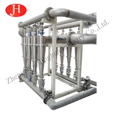 เครื่องแป้ง Desand เกรดอาหารสายการผลิตแป้งมันฝรั่งประสิทธิภาพสูง