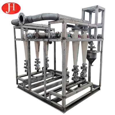 เครื่องแป้ง Desand เกรดอาหารสายการผลิตแป้งมันฝรั่งประสิทธิภาพสูง