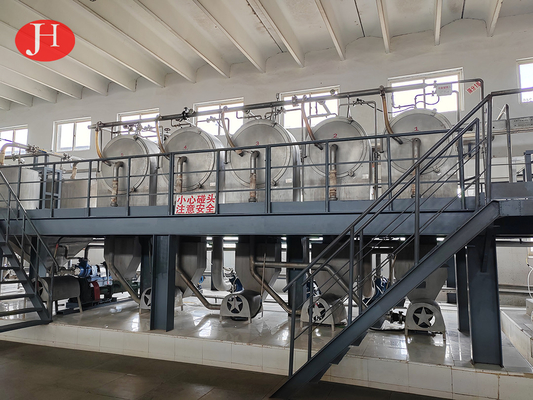 เครื่องแปรรูปสตาร์ชฝรั่งหวานแบบต่อเนื่อง ด้วยการควบคุม PLC และวัสดุจากสแตนเลส