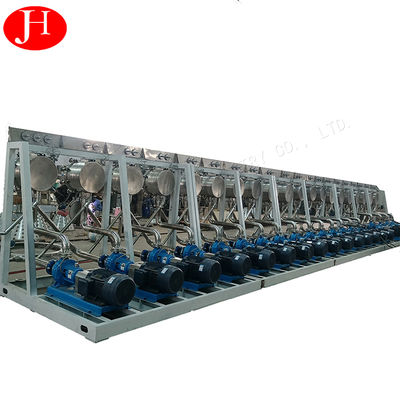 เครื่องประมวลผลไฮโดรไซคลอนจากเมล็ดฝรั่งหวาน สําหรับเทคโนโลยีการประมวลผลต่อเนื่อง