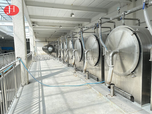 เครื่องโม่แป้งมันสำปะหลังแป้งมันสำปะหลังตะแกรงแบบแรงเหวี่ยงอุปกรณ์ความจุสูง