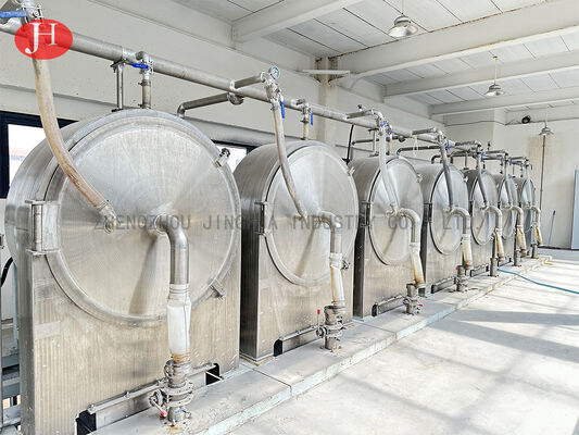 ตะแกรงแรงเหวี่ยงความจุขนาดใหญ่สำหรับการล้างด้วยสารละลายแป้งและการคายน้ำ