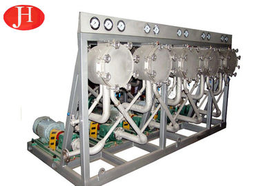 แป้งมันสำปะหลังสแตนเลส Desander Hydrocyclone Wheat Starch Milk Dehydrator