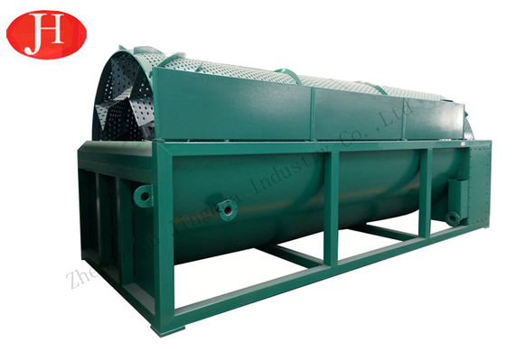 ควบคุม PLC เครื่องแป้งมันฝรั่งหวานเครื่องซักผ้าโรตารี่สแตนเลส
