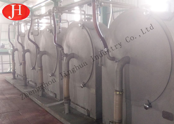 เครื่องขจัดคราบแป้ง 37Kw 4t / H Potato Dehydrator Machine