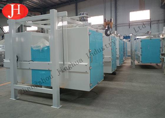 Dia 55mm Double Bin Grading เครื่องแป้งสาลี 4t / H
