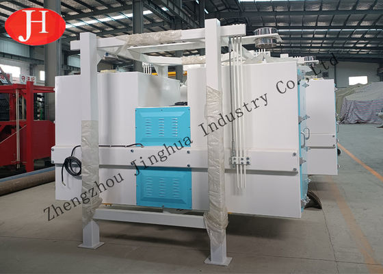 Dia 55mm Double Bin Grading เครื่องแป้งสาลี 4t / H