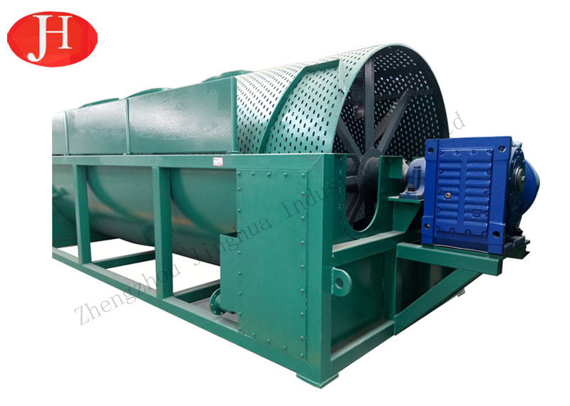ควบคุม PLC เครื่องแป้งมันฝรั่งหวานเครื่องซักผ้าโรตารี่สแตนเลส