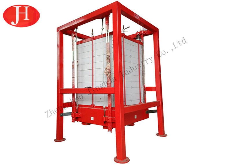 4 Bin Sago Sifter เครื่องแป้งมันสำปะหลัง 10t / H สายการผลิตแป้งสาคู