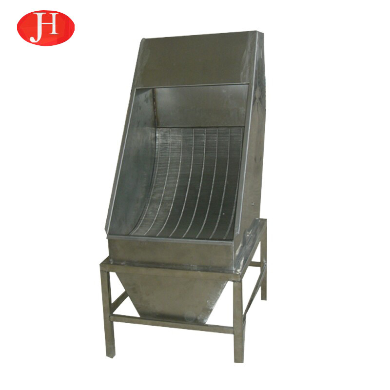 การแปรรูปอาหาร แป้งข้าวโพด Slurry Fiber Separator Gravity Arc Sieve Production Kine