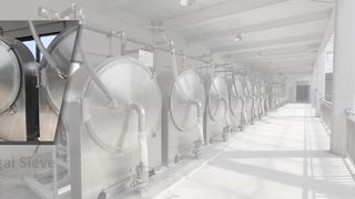 อุปกรณ์แปรรูปแป้งมันสำปะหลังแบบกำหนดเองตะแกรงแบบแรงเหวี่ยงสำหรับการแปรรูปแป้ง